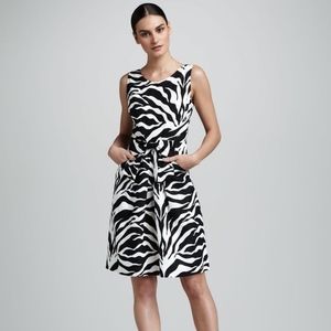 Kate Spade Jillian Zebra Print Dress